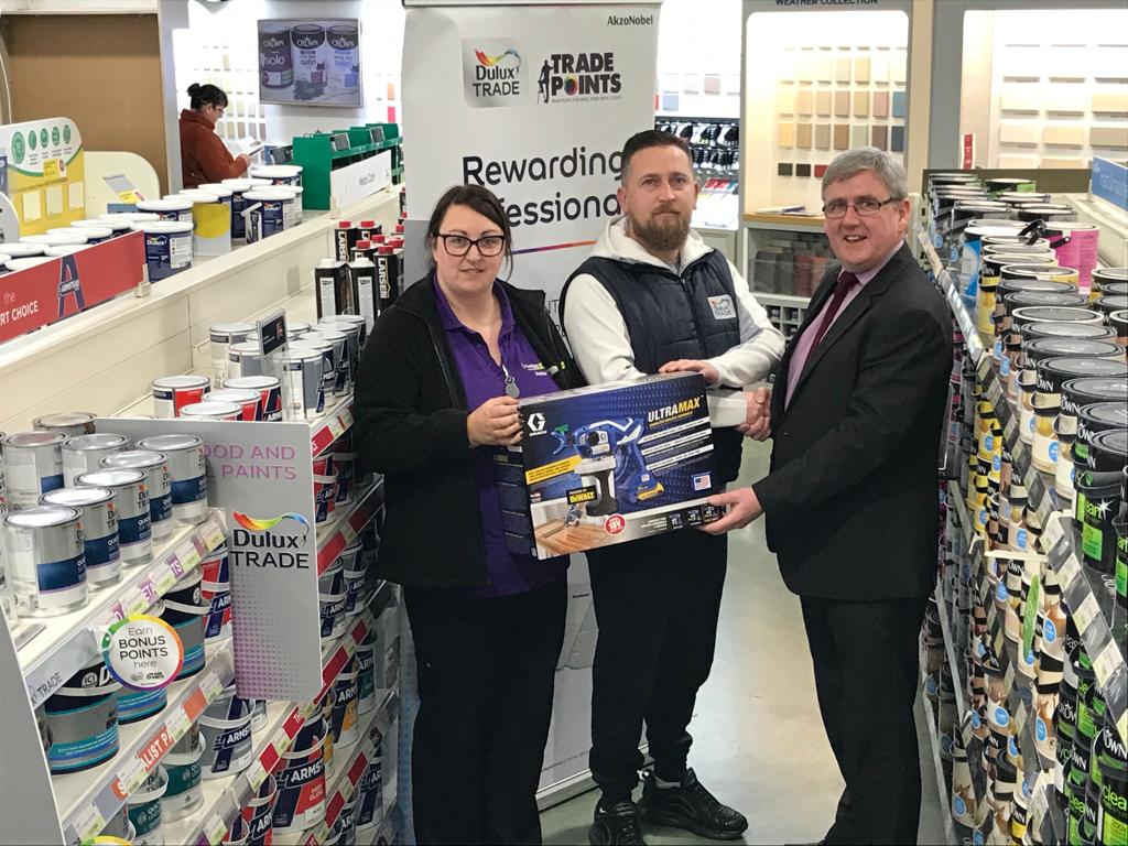 Shane Cahill from Co. Carlow_graco winner – Dulux Trade Points